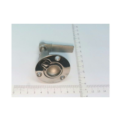 Drkbeslag - Rustfri 316 - A: 58 Mm - B: 26 Mm - C: 11 Mm - D: 12 Mm - E: 51 Mm