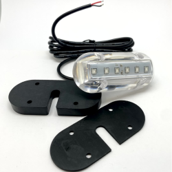 Undervandslampe Aflang Med 6 Led Blt Lys