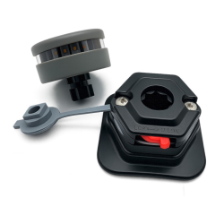 Batteridrevet navigationslys, Hvid, Fastmonteret