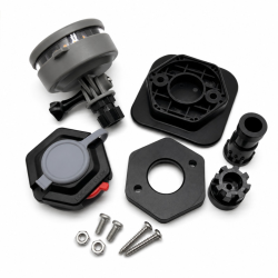 Batteridrevet navigationslys, Hvid, Vippefod