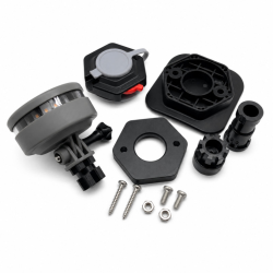 Batteridrevet navigationslys, Hvid, Vippefod