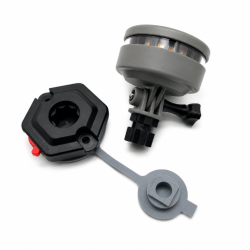 Batteridrevet navigationslys, Hvid, Vippefod