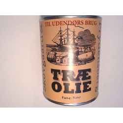 Tr-Olie/ Ude 0,5l Mahogny