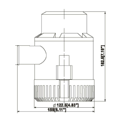Lnsepumpe 12V Kraftige