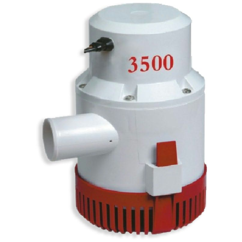 Lænsepumpe 12V Kraftige Lænsepumpe 3500gph 13.200 Liter I Timen. 12v-10.0a, 40mm Studs