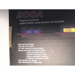 Hj Prcision Wattmeter & Effektanalysator Med Lcd-Skrm