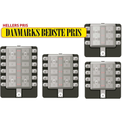 Sikringsboks Med Led Til  Fladsikringer