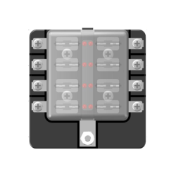 Sikringsboks Med Led Til  Fladsikringer