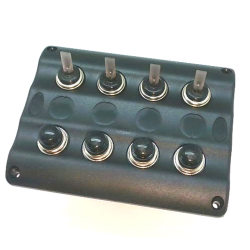 Kontaktpanel - 4 Kontakter - 100 X 130 Mm