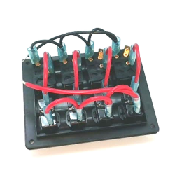 Kontaktpanel - 4 Kontakter - 100 X 130 Mm