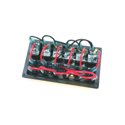 Kontaktpanel - 6 Kontakter - 100 X 182,5 Mm
