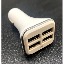 Usb Lader Til Stort 12v Stik Med 4 Udgange
