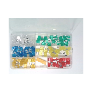 120 Stk. Assorterede Mini-Fladsikringer - 5a, 10a, 15a, 20a, 25a, 30a - 20 Stk. Af Hver