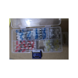 Tin Lednings Samlere - St Med 100 Stk. Ass. Strrelser.