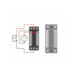 Sikringsboks med minus pol