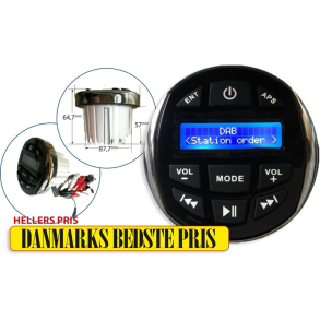 Vandtt Radio -Bluetooth Mp3 Afspiller