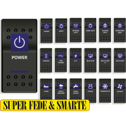 Trykknapper til indbygningskontakter