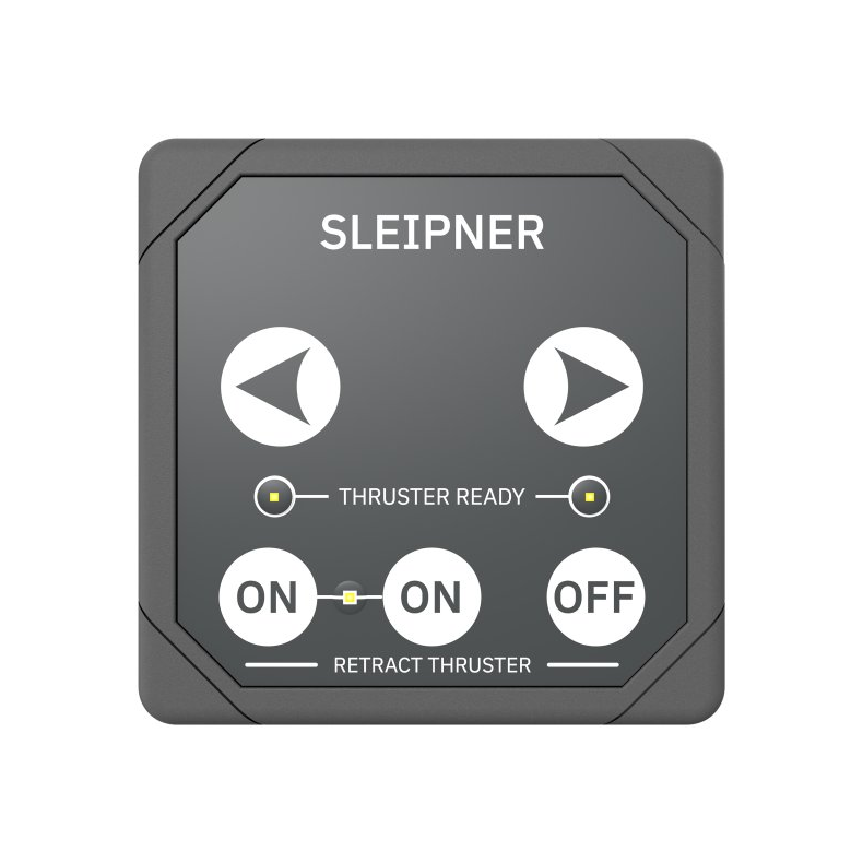 Sleipner/Sidepower kontrol panel for retract thruster, S-link. Touch - Gr - 12/24V