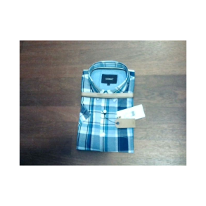 Signal Rock Check CP S/S Shirts Duke Blue Str. L