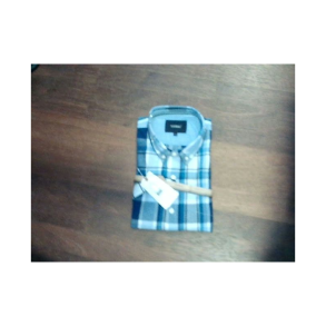 Signal Rock Check CP S/S Shirts Duke Blue Str. XL