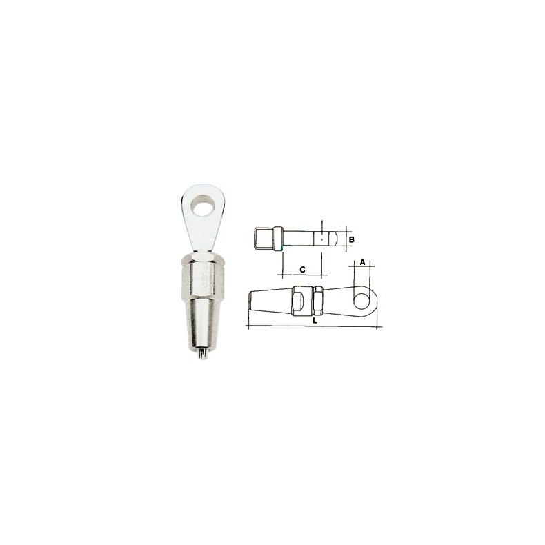Valsefri jeterminal RF 316 4MM