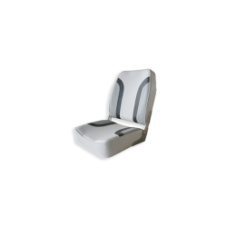 High Back Folding Coach Seat 530x400x520mm Hvid/Gr�