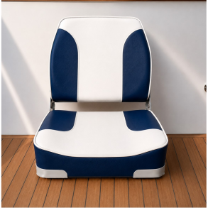 Low Back Folding Coach Seat 480x400x400mm Bl� m/Hvid