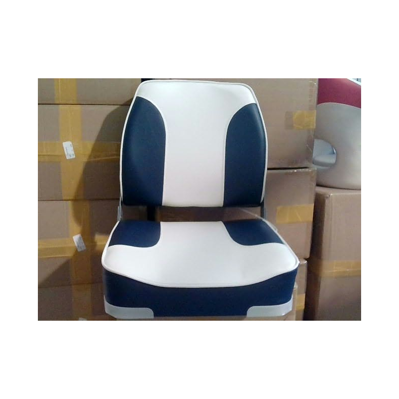Low Back Folding Coach Seat 480x400x400mm Bl m/Hvid