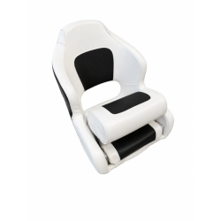 Deluxe Maritim Flip UP Seat 670x410x600mm Hvid / Gr�