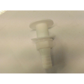 Bordgennemfring Hvid Plast 