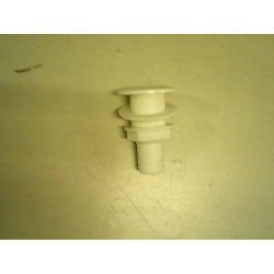 Bordgennemf�ring Hvid Plast 