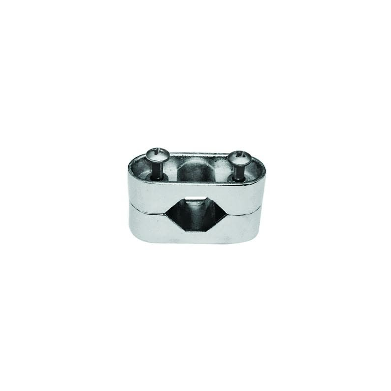 Universalbeslag til 22-25mm rr Rustfri AISI316