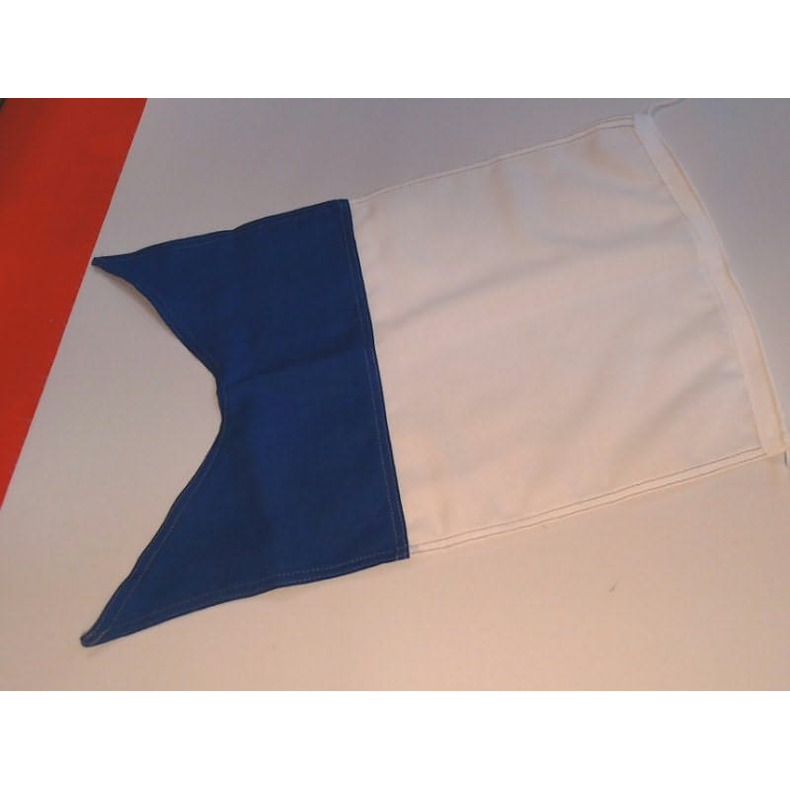 Dykkerflag, A, 30 X 45 Cm