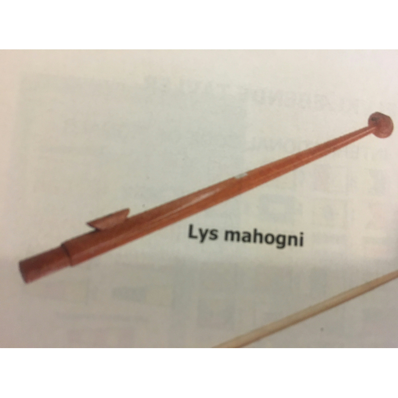 Flagstang, Mahogni 75cm X25mm