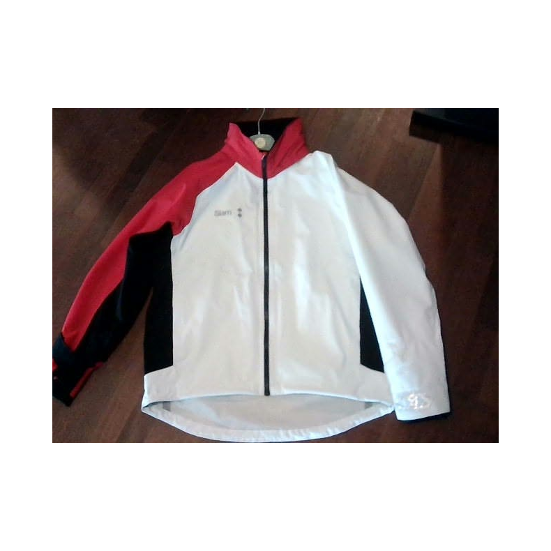 Slam Win-D 3 Coastal Jacket  White/Slam Red/Black Str. M