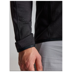 SLam Active Mid Weight Grid Fleece, Graphite