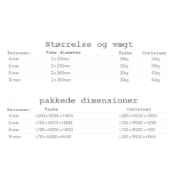 Redningfl�de Sea Cruise i Container 4-8 pers ISO 9650-1 Type 2