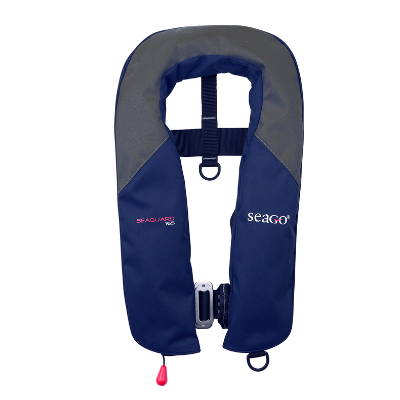 Seaguard Oppustelig Vest Aut. M D-Ring 165n