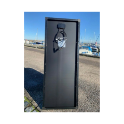 Solpanel 100w Shingle-Framed, Sort; 1160*450*30mm