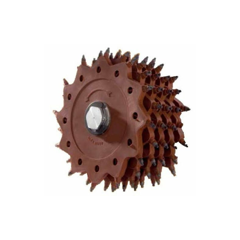 Tercoo® Multi, Set Of 8 Discs With Hexagon Shaft