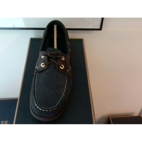 Sebago Endeavor Shoe Navy Nubuck - Brown Leather WW Str. 13/48