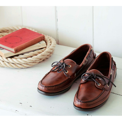 Sebago Endeavor "sejlersko" Brun Vokset Lder 