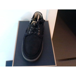 Sebago Brice Three Eye WP Shoe Black Leather Str. 9,5/43,5