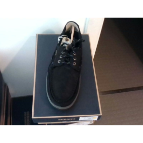 Sebago Brice Three Eye WP Shoe Black Leather Str.10,5/44,5