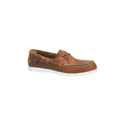 Sebago Litesides Two Eye Shoe Med Brown Leather Str. 7,5/41