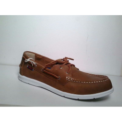 Sebago Litesides Two Eye Shoe Med Brown Leather Str. 7,5/41