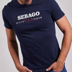 Sebago - T-shirt Navy 