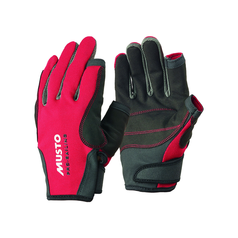 Musto  Essential Saling Gloves Long Finger Red Str. M