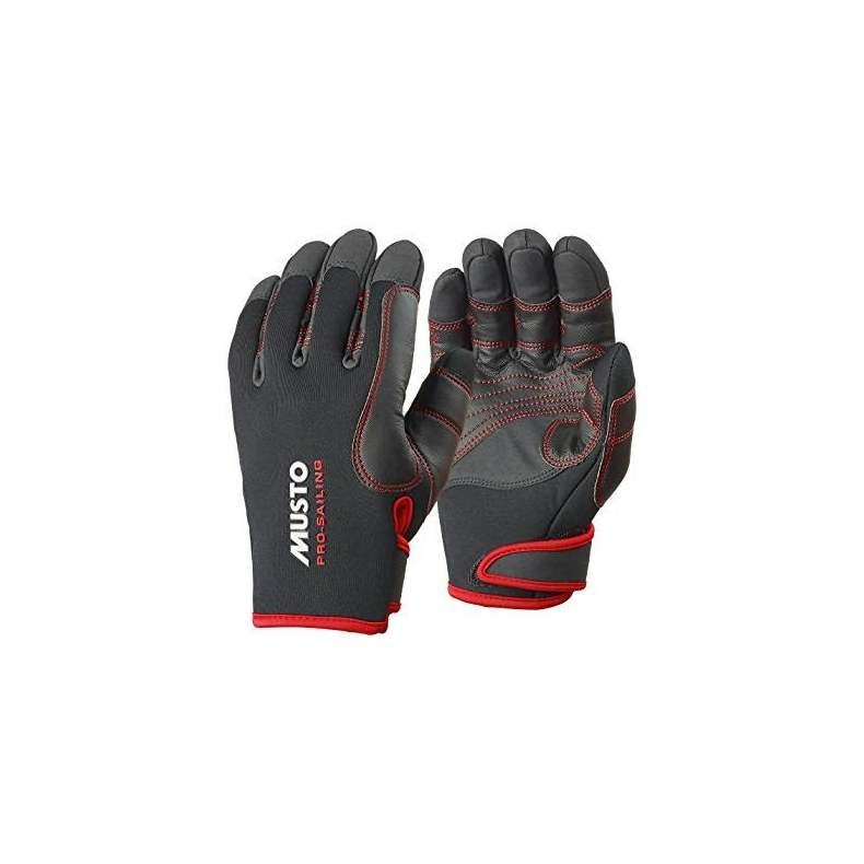 Musto Performance Gloves Long  Finger Black Str. M