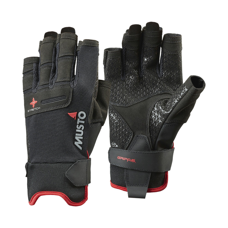 Musto Performance Short Finger Gloves Black Str. Xl